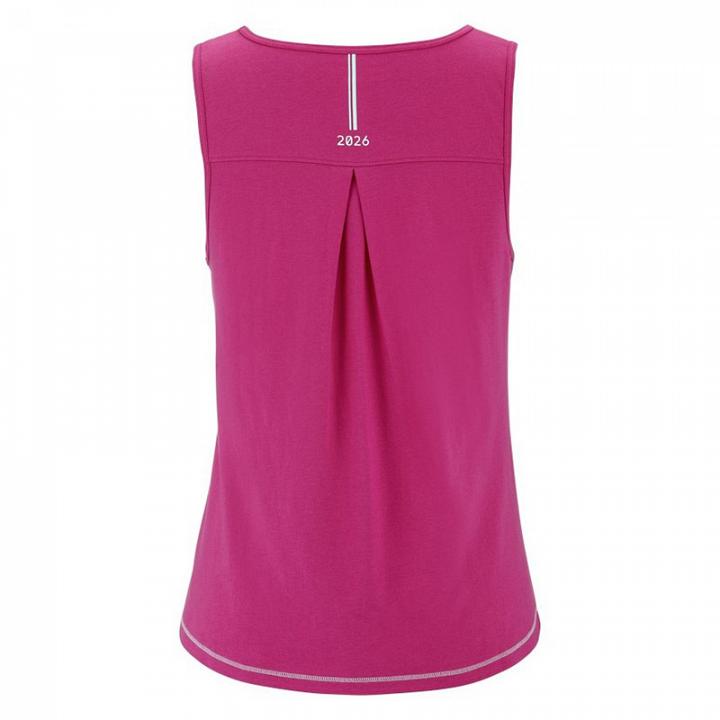 Babolat Exercise Cotton Tank Dark Pink